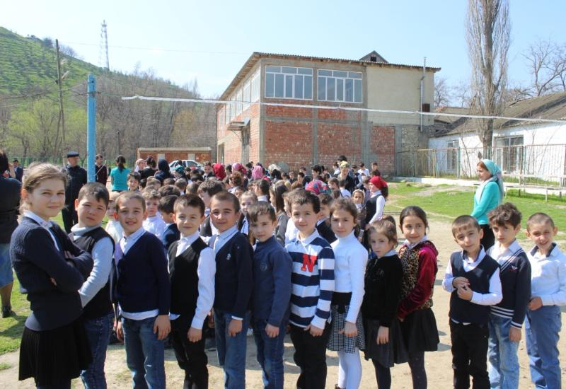 В Карабудахкентской школе № 1 провели противопожарные учения