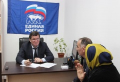 Махмуд Амиралиев  в рамках реализации проекта «Открытая власть» принял более 20 жителей района