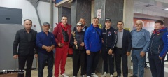 В аэропорту "Уйташ" встретили уже двухкратного чемпиона России по боксу Шарабутдина Атаева из Доргели