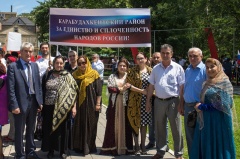 Делегация Карабудахкентского района приняла участие в республиканских празднованиях Дня России