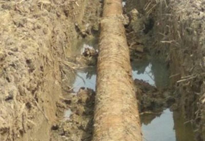 Ведется ремонт водопровода в местности «Герей-тюз»