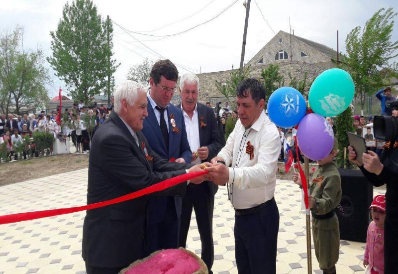  Торжественное открытие памятника в честь погибших солдат в Великой Отечественной войне состоялось в селе Манаскент