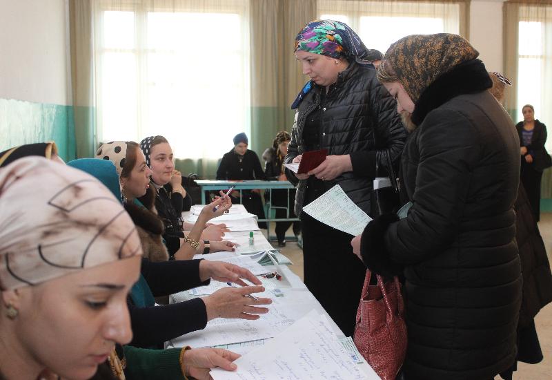 Явка избирателей на 18 часов в Карабудахкентском районе 83,55%
