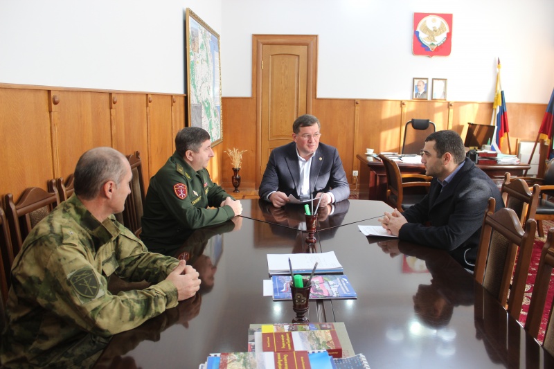 В администрации Карабудахкентского района состоялось совещание с участием представителей  Росгвардии.