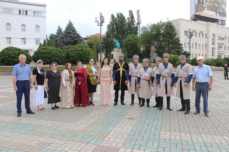 Делегация Карабудахкентского района приняла участие в праздновании Дня России.