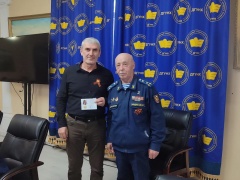 Хосар Хосаров получил медаль и благодарность 