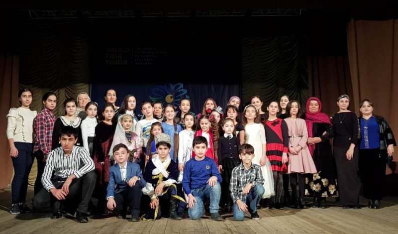 Юные таланты  Карабудахкентского района участвовала на отборочном этапе WORLD FOLK VISION.