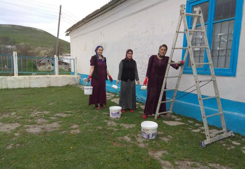 В поселениях Карабудахкентского района активно проходят субботники