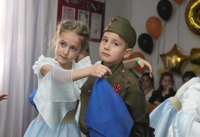 В детском саде «Юлдуз» мероприятие посвятили Дню Победы