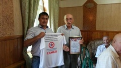 Первому мастеру спорта по самбо из села Карабудахкент исполнилось 75 лет