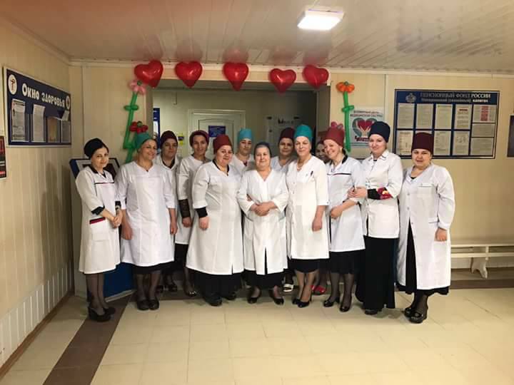 Администрация ГБУ РД «Карабудахкентская ЦРБ» поздравила медицинских сестер с профессиональным праздником