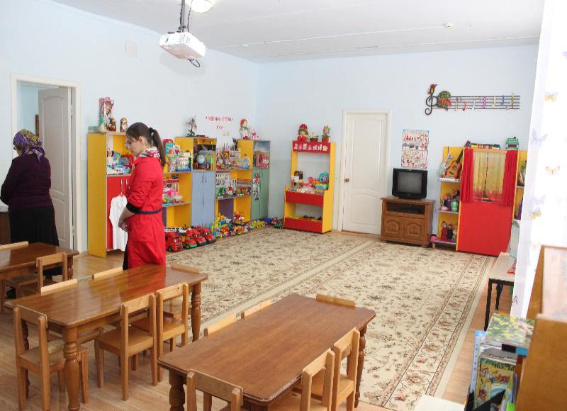 Благодаря спонсорской помощи был реконструирован детский сад в Гели