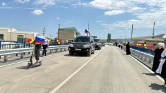 Открытие моста в с. Параул 