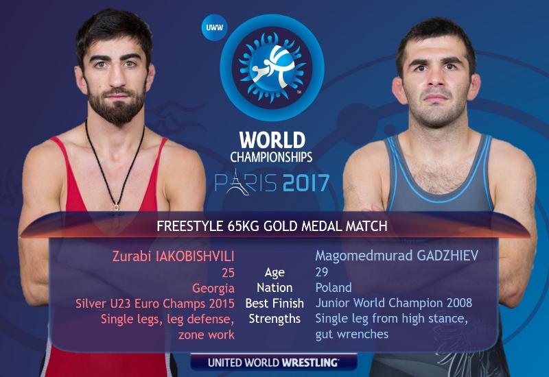 Магомедмурад Гаджиев стал серебряным призером чемпионата мира 2017 по вольной борьбе