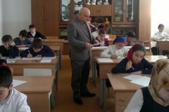 В карабудахкентской гимназии проводился муниципальный этап VII республиканской олимпиады по математике