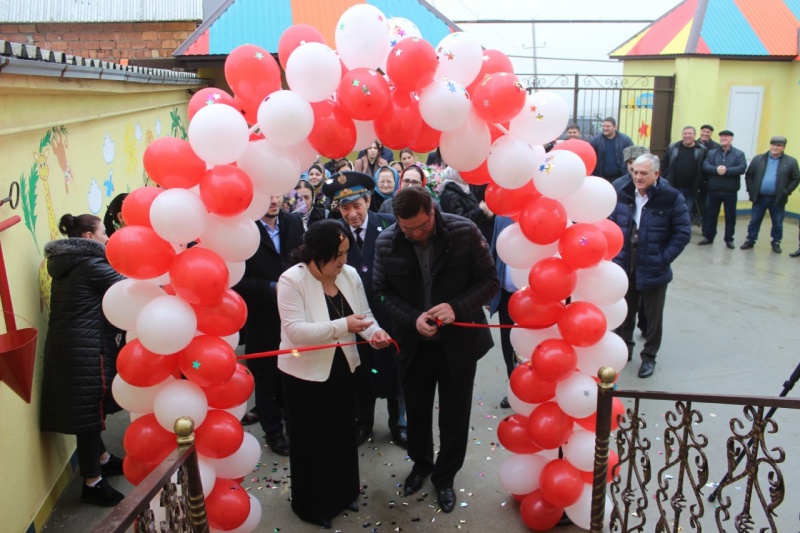 В Агачауле в торжественной обстановке открыли дополнительный корпус детского  сада №15 «Звездочка». 