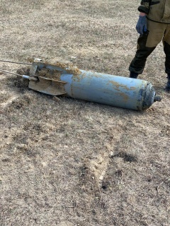 В селении Доргели ликвидировали авиационный снаряд.