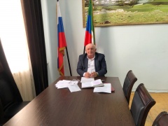Первый заместитель главы Карабудахкентского района принял участие заседании Оперативного штаба по обеспечению устойчивости развития экономики Республики Дагестан 