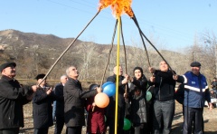 В с. Асаликент Сулейман-Стальского района состоялась торжественная церемония пуска газа