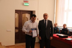Арслан Гаджиев отмечен дипломом Главным управлением МЧС России по РД